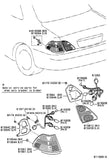 موديل 2001-2003 LS 430 اسطب ركن خلفي يسار - DUC AUTO PARTS